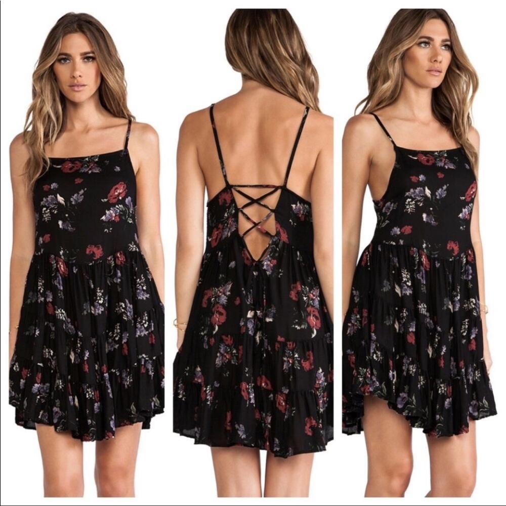 Free People XS dress floral